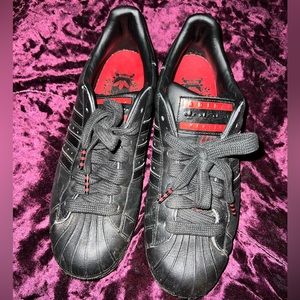 Adidas Shell Toe Black Leather Size 10 Men